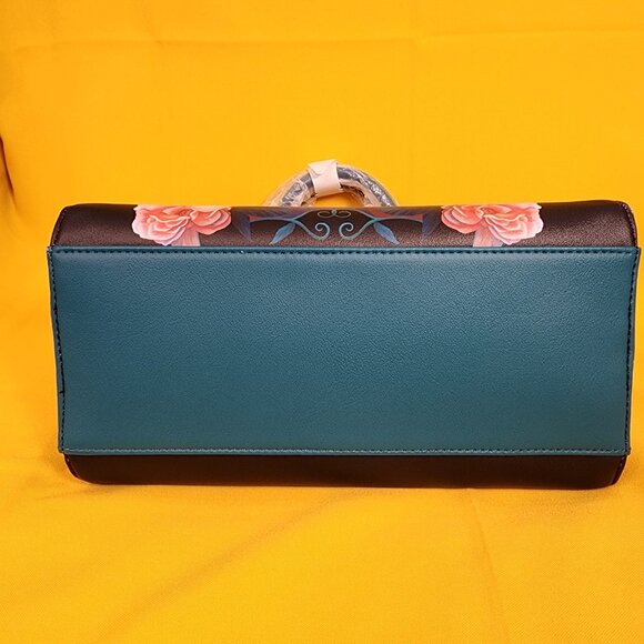 Loungefly Disney Princess Snow White Glitter Apple Floral Satchel Handbag NEW - Picture 10 of 12